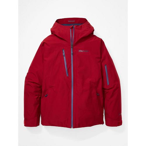 Marmot Lightray Jackets - Mens Ski Jacket Dark Red CA7946518 Canada